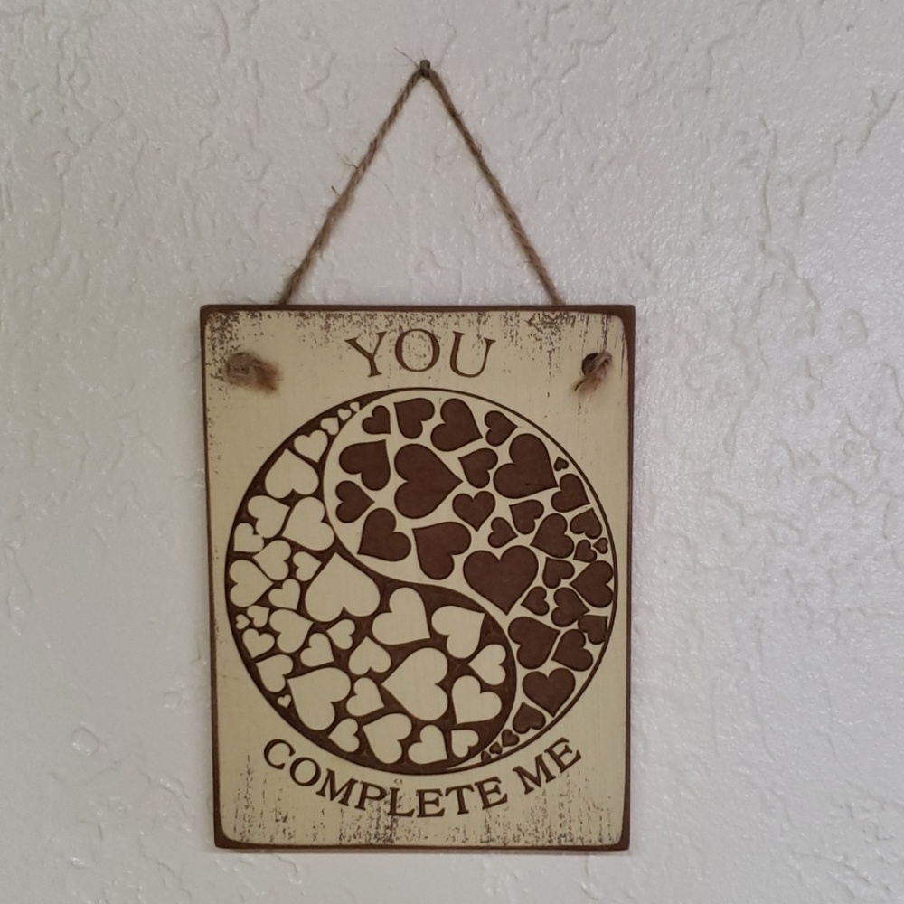 Hearts Love Decor Sign